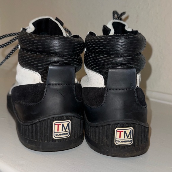 Z Zegna Techmerino High Top suede Sneakers. Mens 9 1/2 - Picture 4 of 7